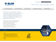 Tablet Screenshot of elmelec.com